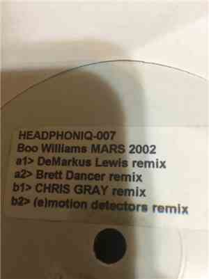Boo Williams - Mars: 2002 Remixes