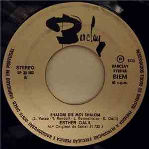 Esther Galil - Shalom Dis-Moi Shalom