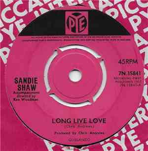 Sandie Shaw - Long Live Love