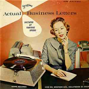 Unknown Artist - Stenodisc - Actual Business Letters