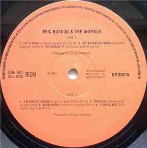 Eric Burdon &  The Animals - Newcastle-On-Tyne, December 1963