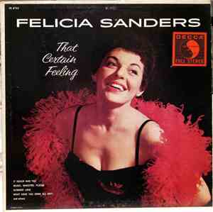 Felicia Sanders - That Certain Feeling