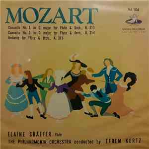 Mozart / Elaine Shaffer, The Philharmonia Orchestra, Efrem Kurtz - Concerto ...