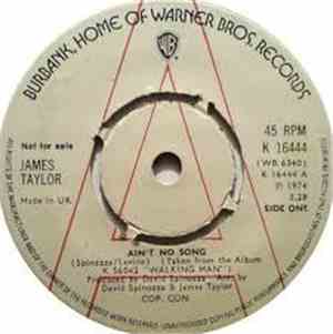 James Taylor  - Ain't No Song