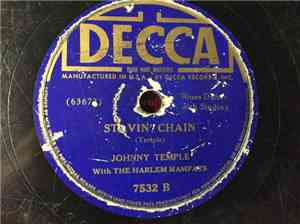 Johnny Temple  With The Harlem Hamfats - Gonna Ride 74 / Stavin' Chain