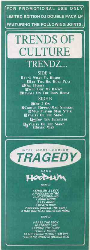 Trends Of Culture / Intelligent Hoodlum - Trendz... / Tragedy -  Saga Of A  ...