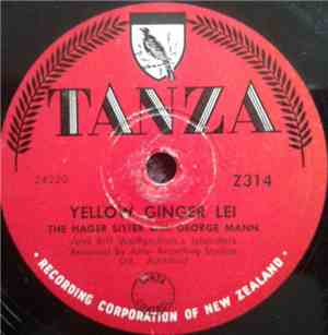 The Hager Sisters With George Mann  And Bill Wolfgramm's Islanders - Yellow ...