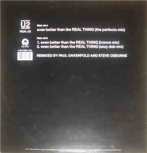 U2 - Even Better Than The Real Thing - Remixes