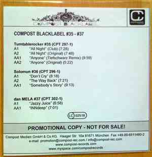 Various - Compost Blacklabel #35 - #37