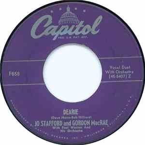 Jo Stafford And Gordon MacRae With Paul Weston And His Orchestra - Dearie