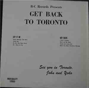 The Beatles - Get Back To Toronto