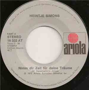 Heintje - Nimm Dir Zeit Für Deine Träume