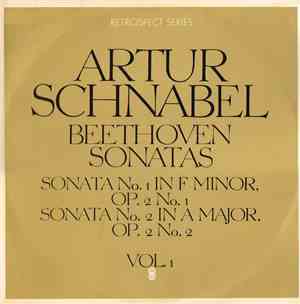 Artur Schnabel - Beethoven - Sonatas / Sonata No. 1 In F Minor, Op. 2 No. 1 ...