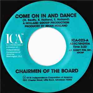 Chairmen Of The Board - Come On In And Dance