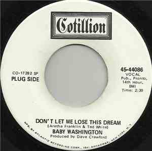 Baby Washington - Don't Let Me Lose This Dream