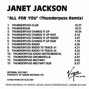 Janet Jackson - All For You (Thunderpuss Remix)