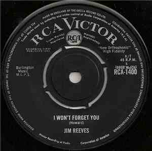 Jim Reeves - I Won't Forget You