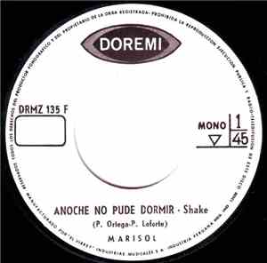 Marisol - Anoche No Pude Dormir