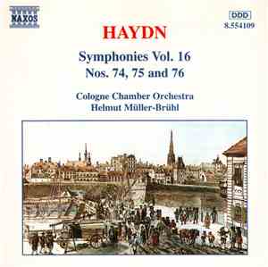Haydn, Cologne Chamber Orchestra, Helmut Müller-Brühl - Symphonies Vol. 16  ...