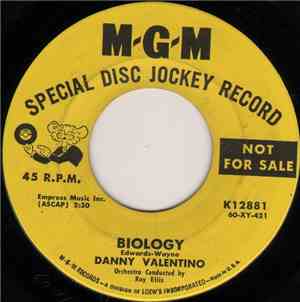 Danny Valentino - Biology / A Million Tears
