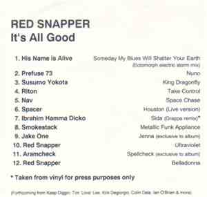 Red Snapper - It's All Good