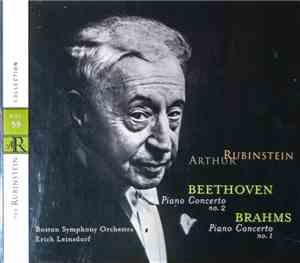 Beethoven / Brahms, Arthur Rubinstein, Boston Symphony Orchestra , Conducto ...