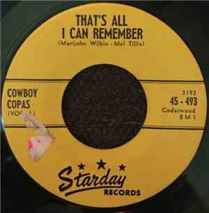 Cowboy Copas - That's All I Can Remember / South Pacific Shore