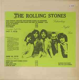 The Rolling Stones - Saturday Night Live