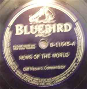 Cliff Nazarro - News Of The World / You Go Your Way  (And I'll Go Crazy)
