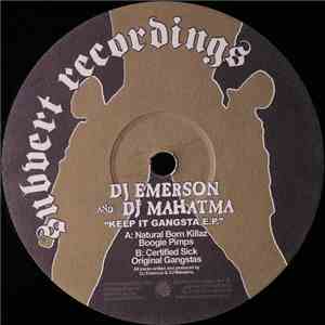 DJ Emerson & DJ Mahatma - Keep It Gangsta EP