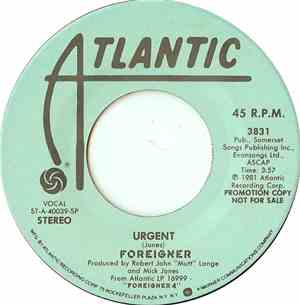 Foreigner - Urgent