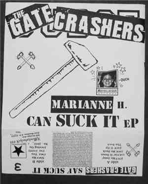 The Gate Crashers / Idol Punch - Marianne H Can Suck It EP (The Gatecrasher ...