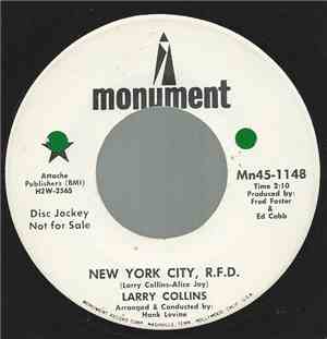 Larry Collins - New York City, R.F.D.