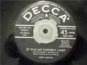 Merv Griffin - It Was My Father's Habit / Wringle Wrangle