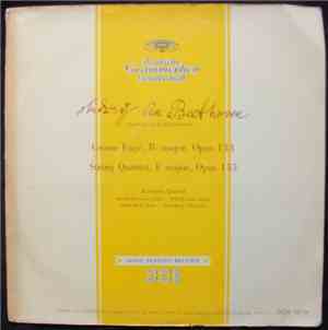 Ludwig van Beethoven, Koeckert-Quartett - Grosse Fuge, B Major, Opus 133 /  ...