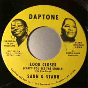 Saun & Starr - Look Closer (Can't You See The Signs?)