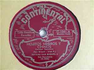 Sotero San Miquel Y Sus Rancheros - Hojitos Negros Y Chinos / Mi Mujer