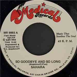 Sahara  - So Goodbye And So Long