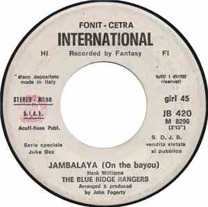 The Blue Ridge Rangers - Jambalaya (On The Bayou) / Working On A Building