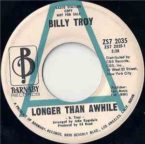 Billy Troy - Longer Than A While / My Nancy's Love