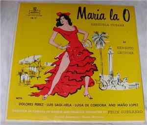 Ernesto Lecuona, Gustavo Sanchez Galarraga - María La O