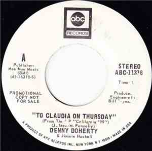 Denny Doherty & Jimmie Haskell - To Claudia On Thursday