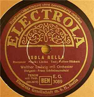 Walther Ludwig Mit Orchester - Bella Venezia / Isola Bella