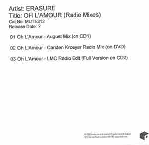 Erasure - Oh L'Amour (Radio Mixes)