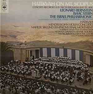 Leonard Bernstein, Israel Philharmonic Orchestra, The Kol Israel Orchestra, ...