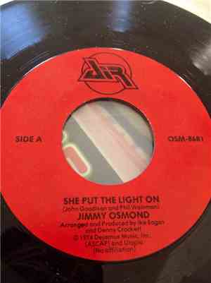 Little Jimmy Osmond - She Put The Light On / Uncertain