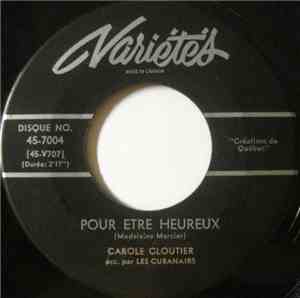 Carole Cloutier - Pour Etre Heureux