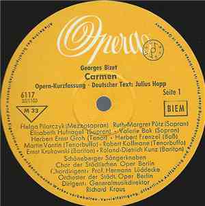 Georges Bizet - Orchester Der Städt. Oper Berlin, Generalmusikdirektor Rich ...