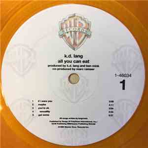 k.d. lang - All You Can Eat
