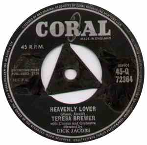 Teresa Brewer - Heavenly Lover / Fair Weather Sweetheart